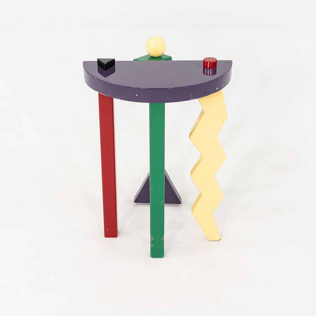 1990s Pair of Postmodern Memphis-Style Tables Designed by Thor Design Studio