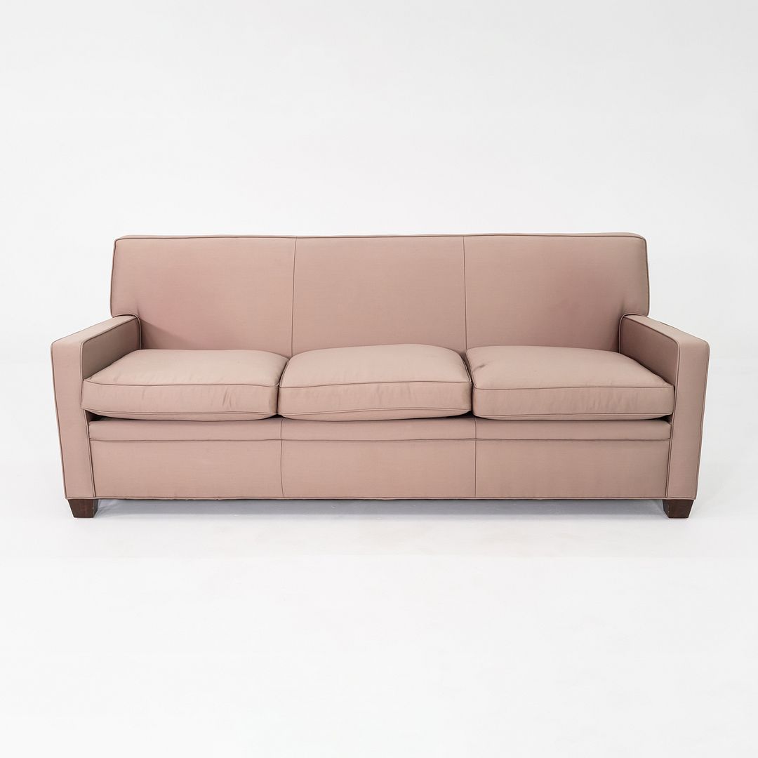 2004 Patrick Naggar for Arc International Three-Seat Twist Sofa in Griege Fabric