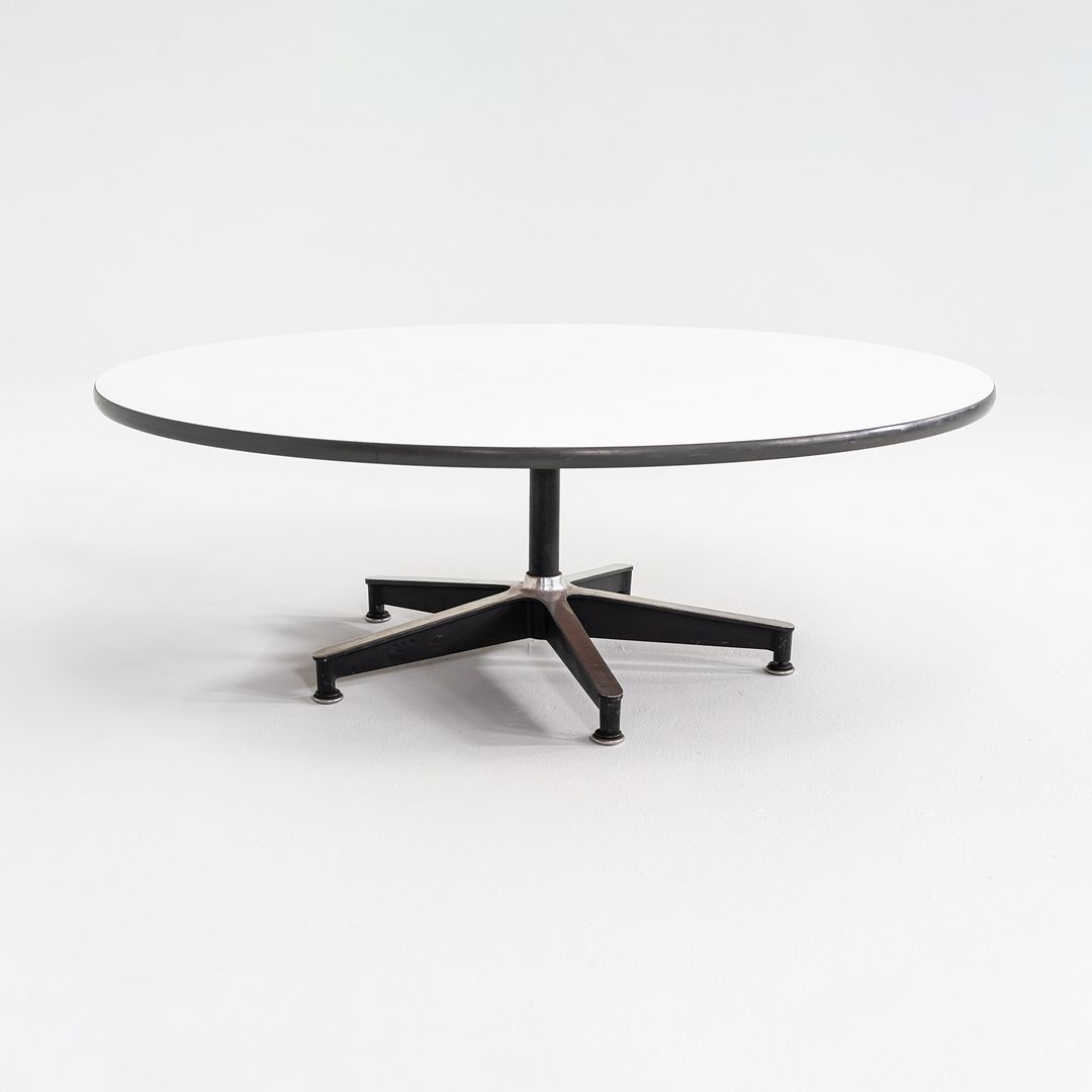 C. 1956 Herman Miller Eames Coffee Table with White Laminate Top and 670 Base