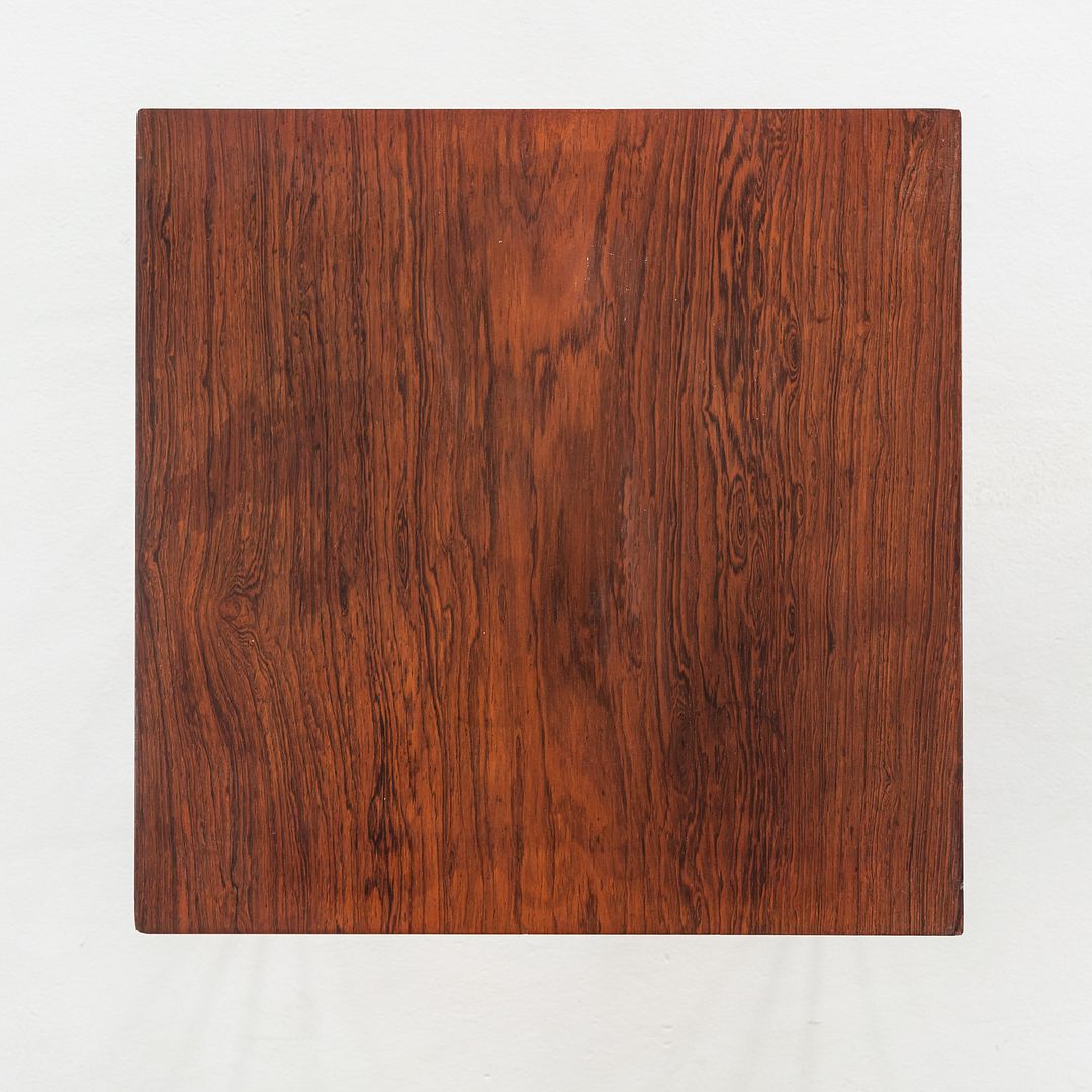 1960s Pair of Poul Norreklit For Georg Petersens Denmark Rosewood Puzzle Tables