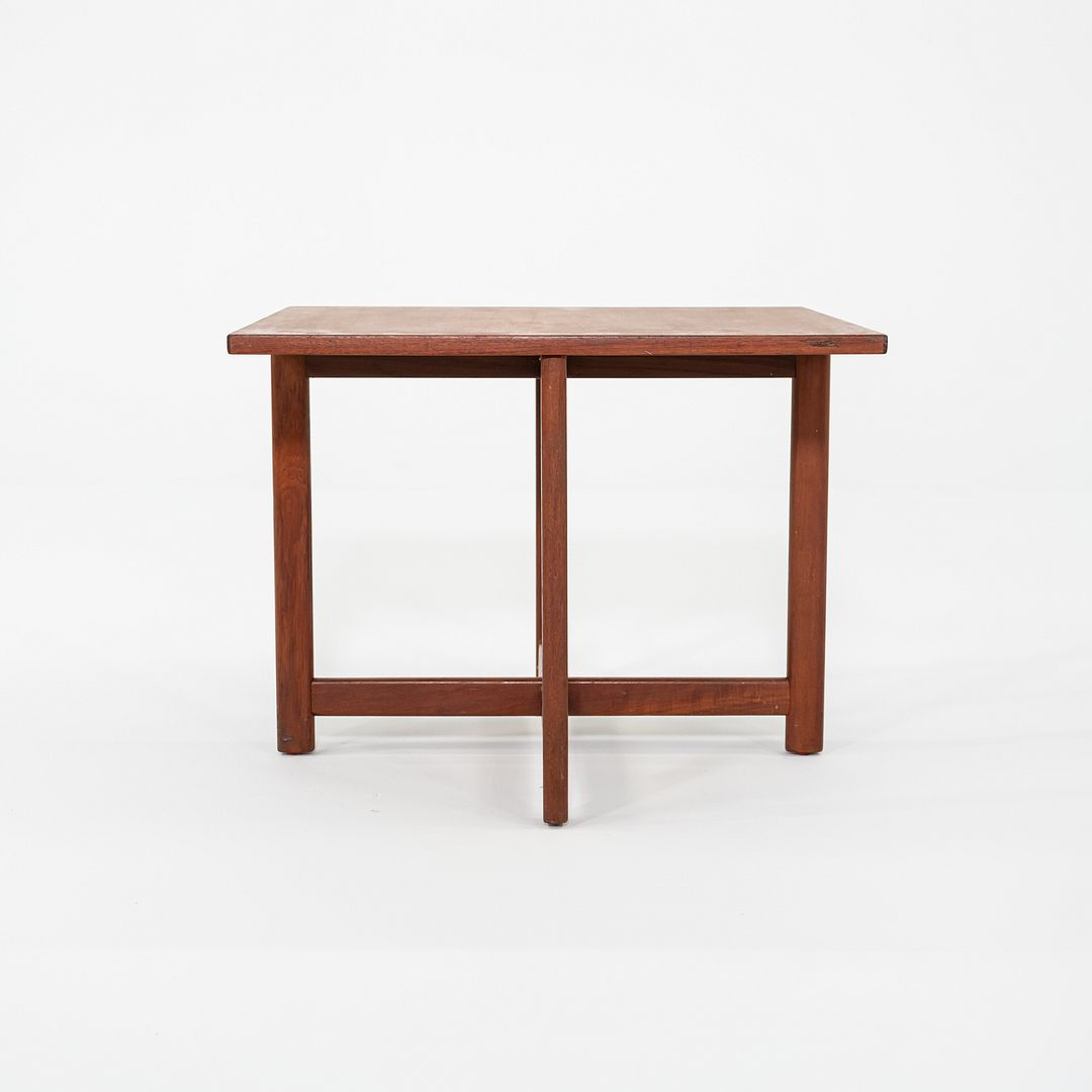 1960s Durup Polstermobelfabrik Danish Teak Square End or Side Table 24.5 inches