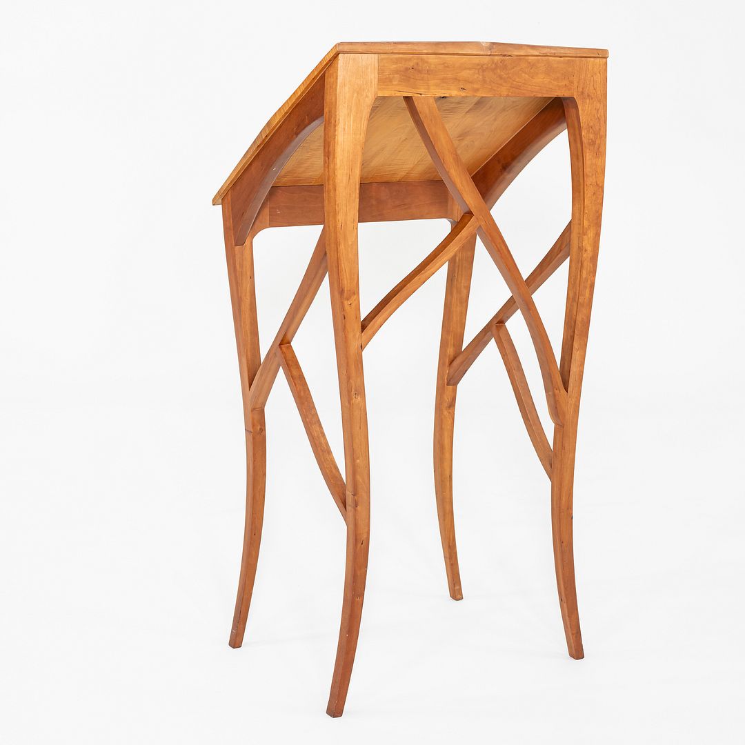 C. 1990s Organic Modern Studio-Crafted Podium Lectern in Pennsylvania Cherry