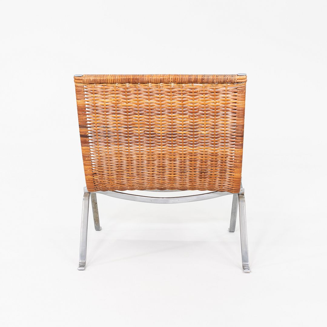 SOLD 1960s Pair of Poul Kjaerholm for E. Kold Christensen PK 22 Wicker Lounge Chairs