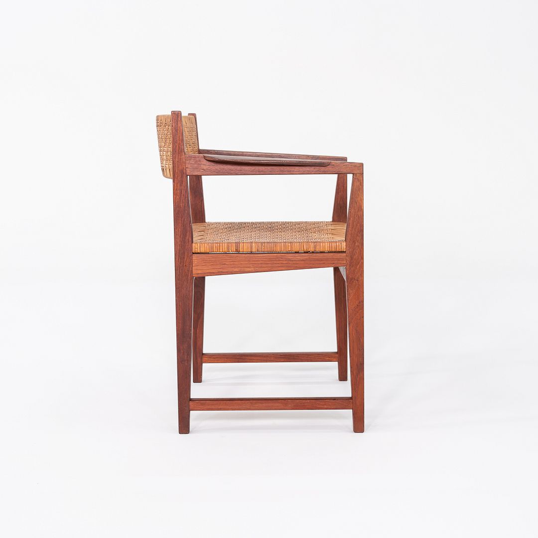 C. 1958 Peter Hvidt & Orla Molgaard-Nielsen for Soborg Dining Arm Chair in Teak