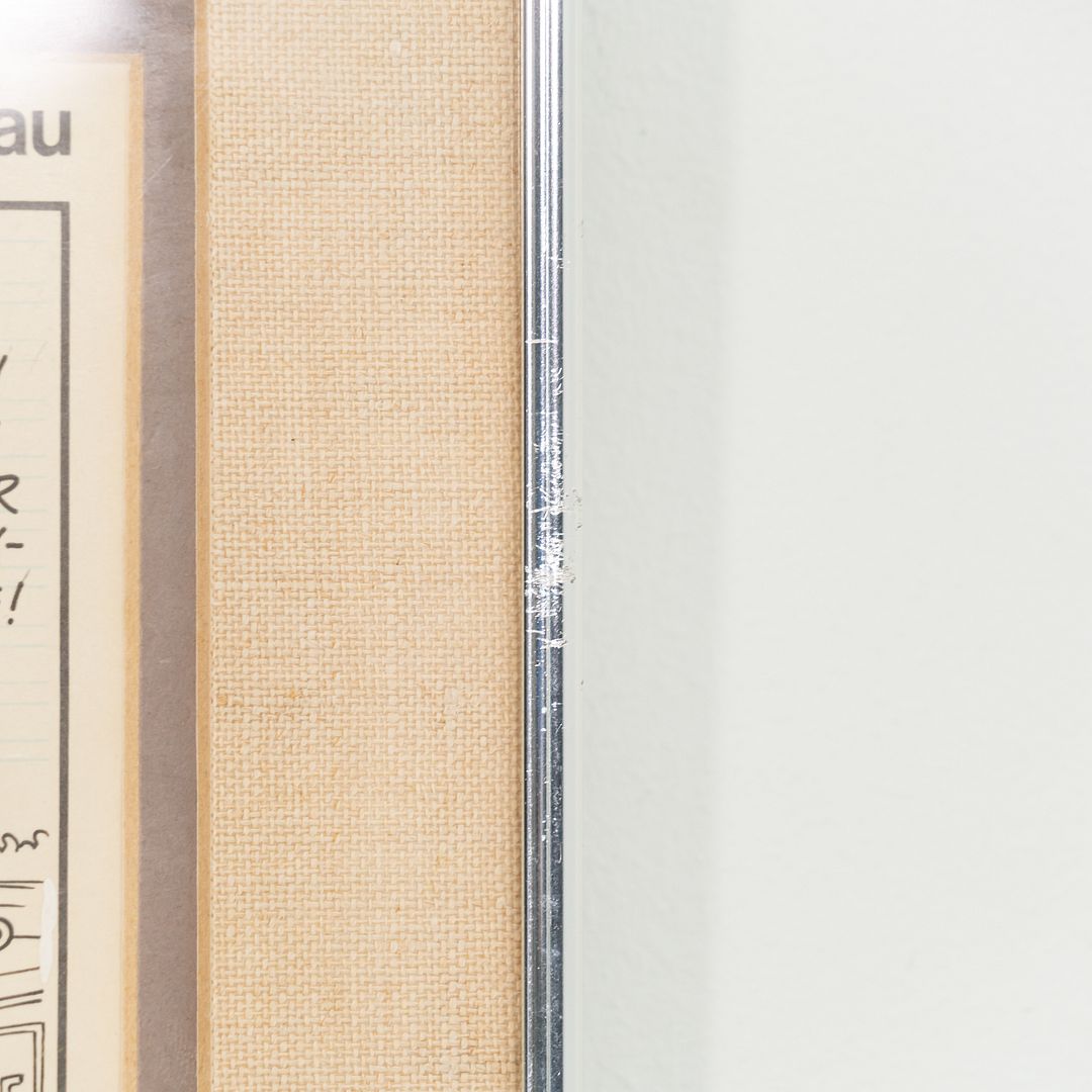 SOLD 1976 Original Framed Double Matted Doonesbury Cartoon by Garry Trudeau, April 07