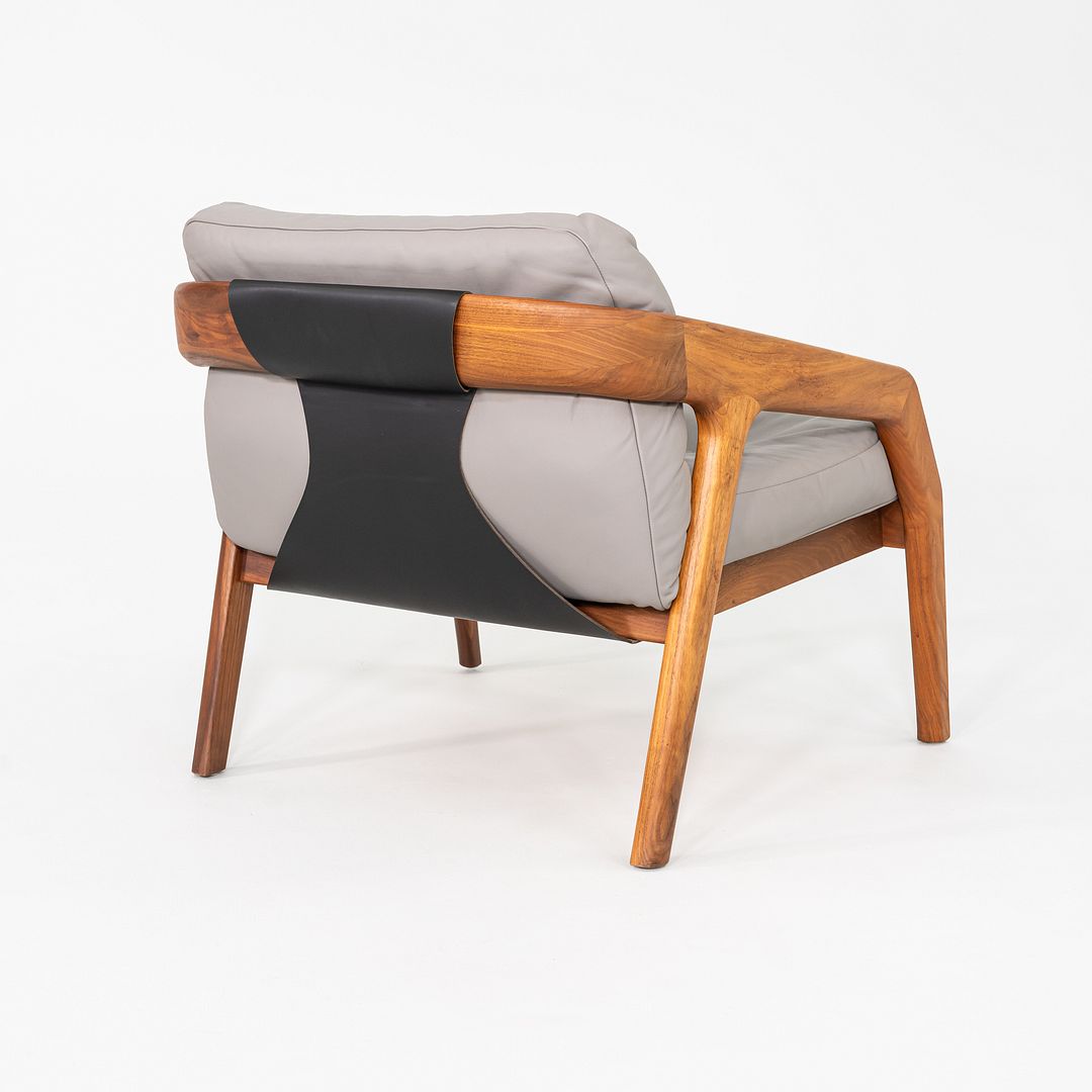2020s Formstelle Zeitraum Friday 1 Lounge Chair Walnut & Grey Leather 2x Avail