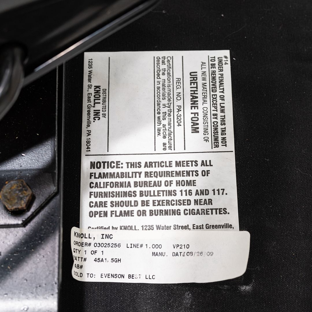 2005 Richard Sapper for Knoll Management Desk Chairs in Dark Cognac Leather 16x Available