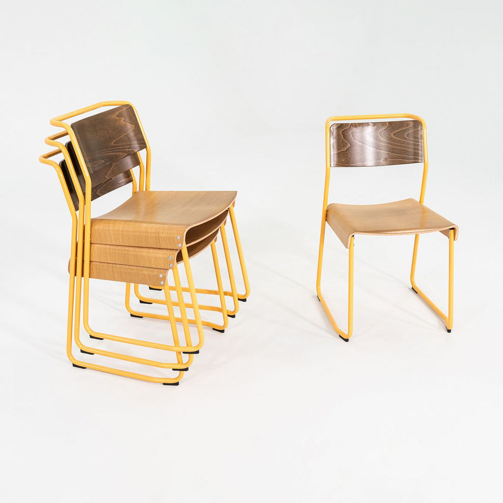 2020s Set of Four Carpenter and Klauser for VG&P Canteen Utility Dining Chairs