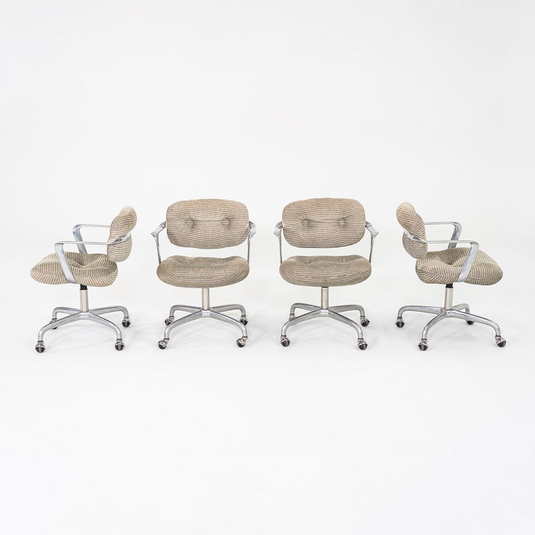 1976 Morrison Hannah for Knoll Occassional Armchair w/ Upholstered Seat 4x Avail