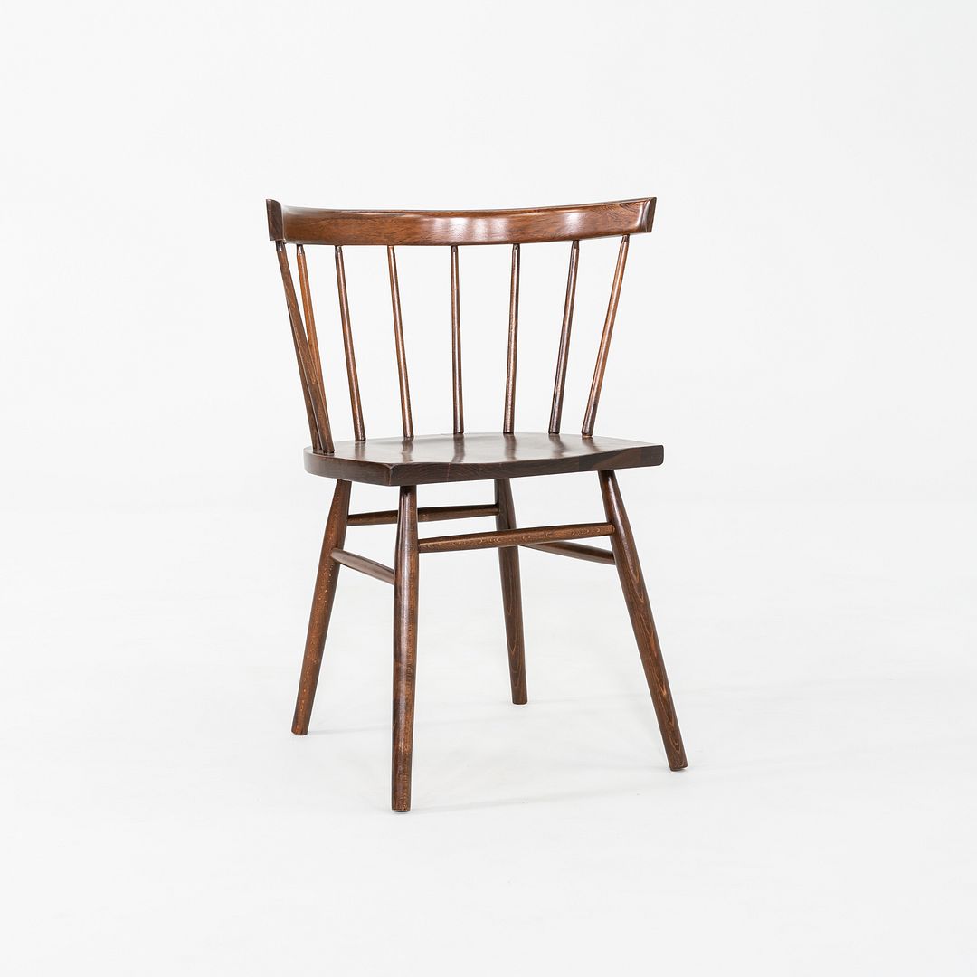 SOLD 1949 George Nakashima for Knoll N19 Straight Chair in Walnut, Freshly Refinished