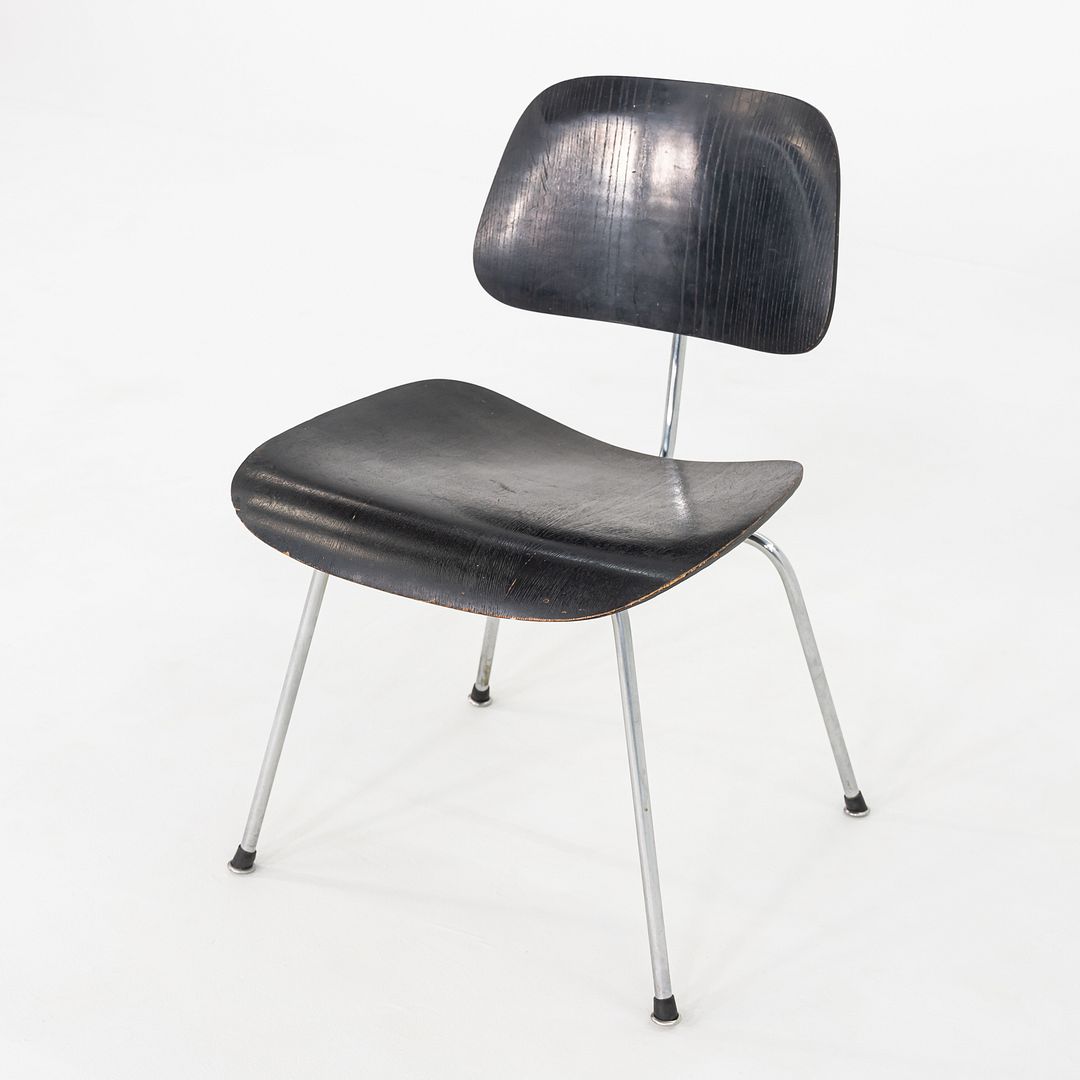 1954 Charles and Ray Eames for Herman Miller DCM Dining Chair w/ Ebonized Finish