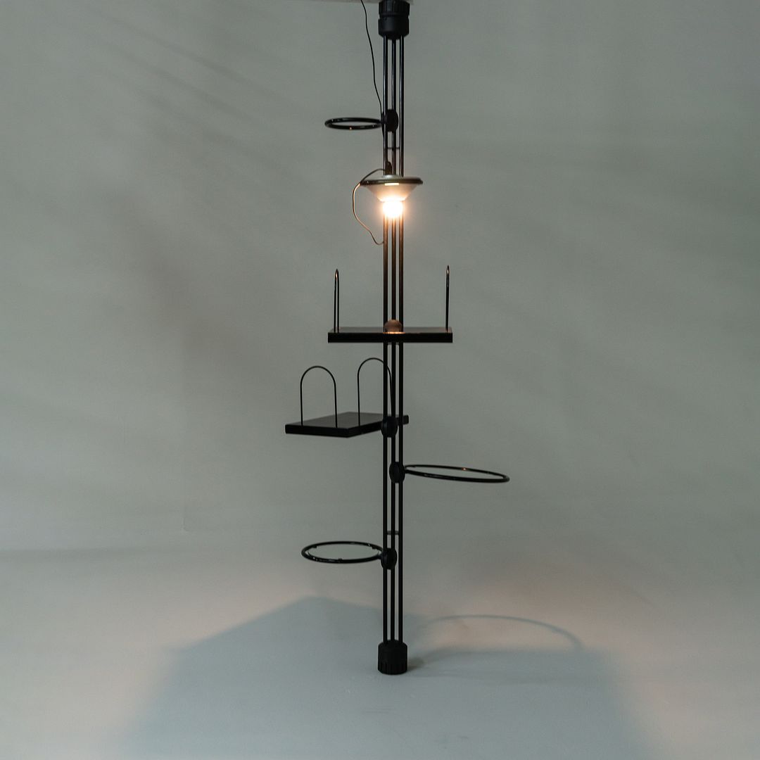 1980s Tarcisio Colzani for Porada Arredi Tension Floor Lamp with Accessories
