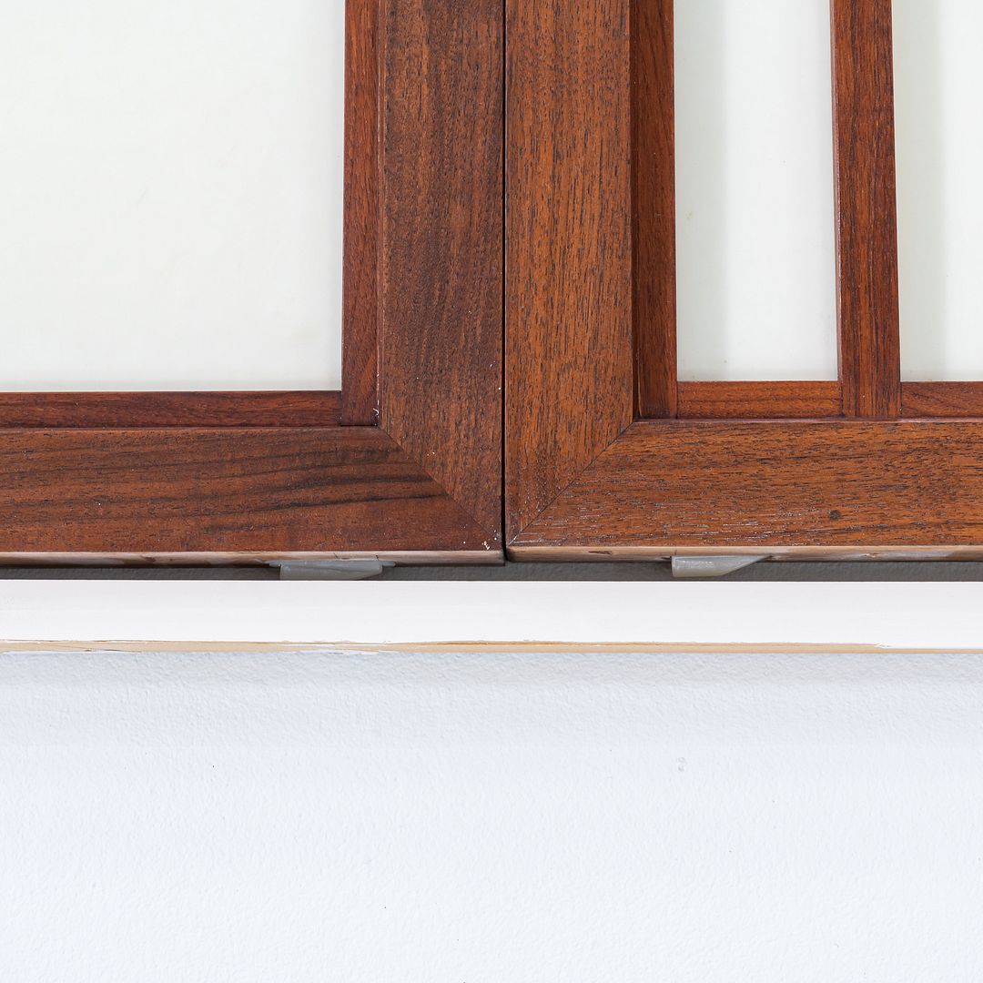 1960s Set of Four American Black Walnut Shoji Panels, Attributed to Nakashima