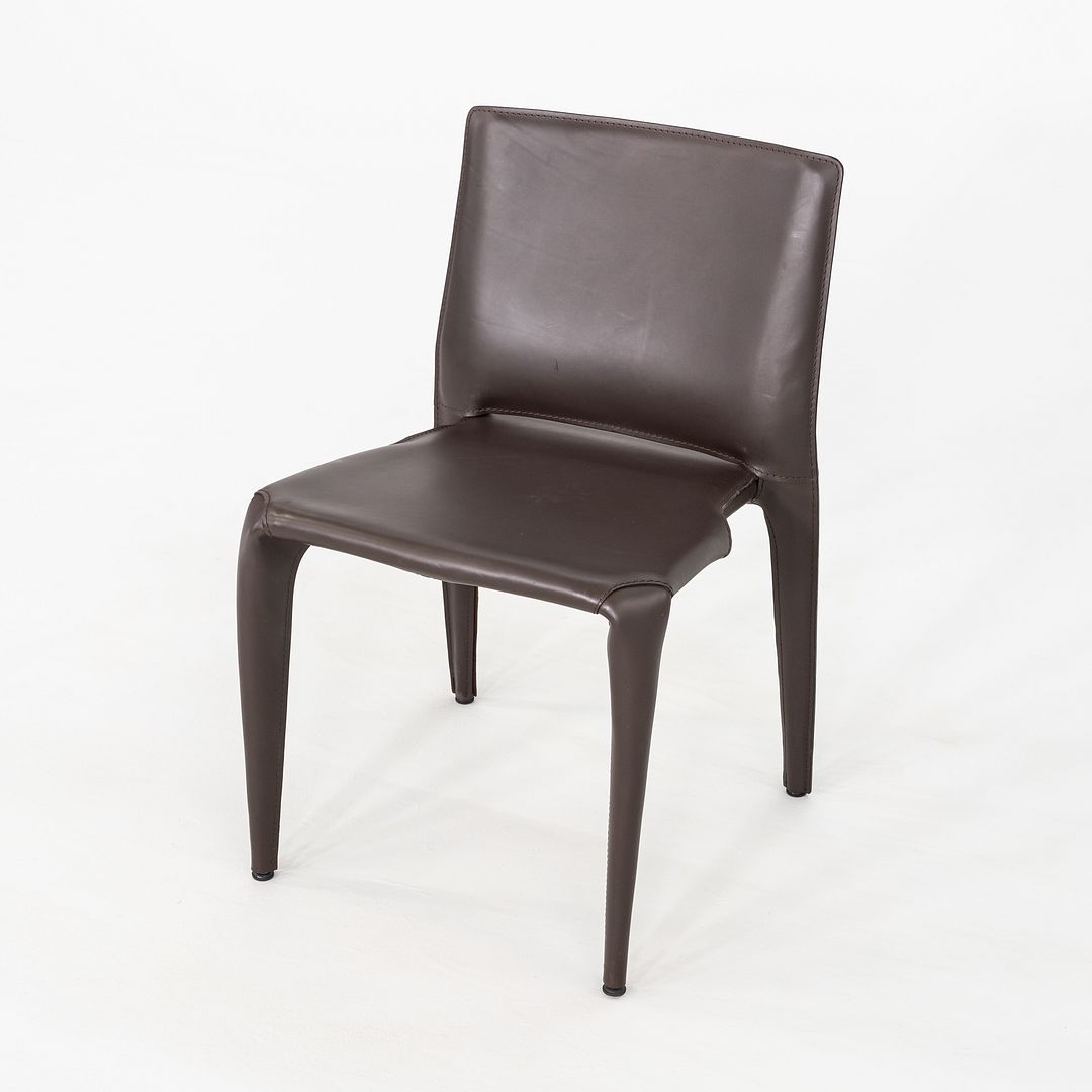 2010s Mario Bellini for Cassina Bull 422 Dining Chair in Brown Leather 12x Available