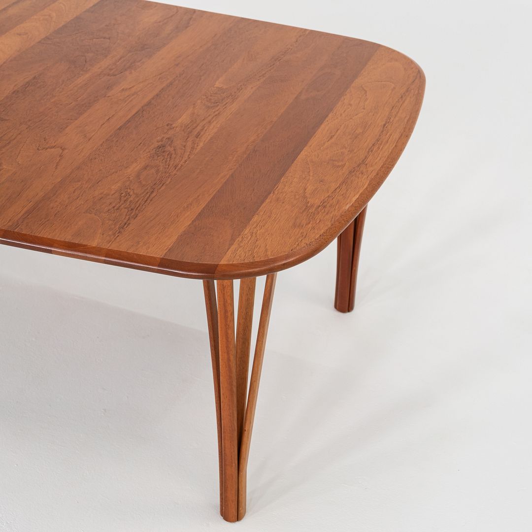 1990s Haslev Mobelsnedkeri of Denmark Timeless Coffee Table in Teak 56x36 in