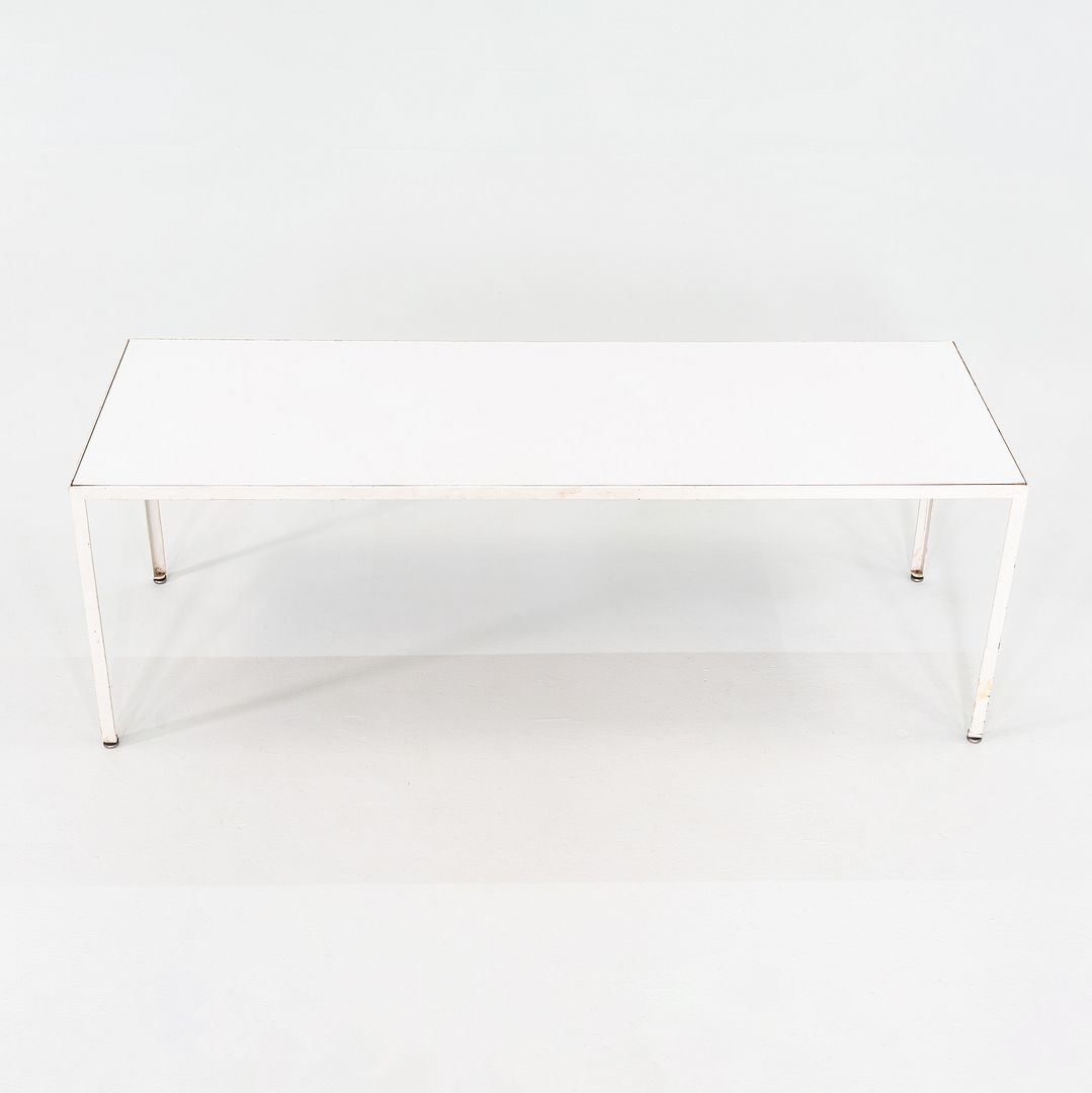 1950s George Nelson for Herman Miller Steel Frame Series 5150 Coffee Table White