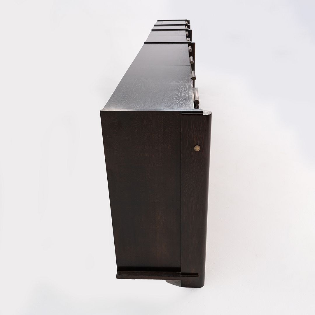 1940s Bench-Made French Oak Sideboard Cabinet attributed to Paul Dupre-Lafon