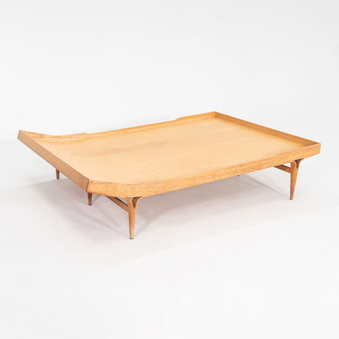 1960s Bruno Mathsson for Karl Mathsson Berlin 57 Full-Sized Day Bed Lounge Birch