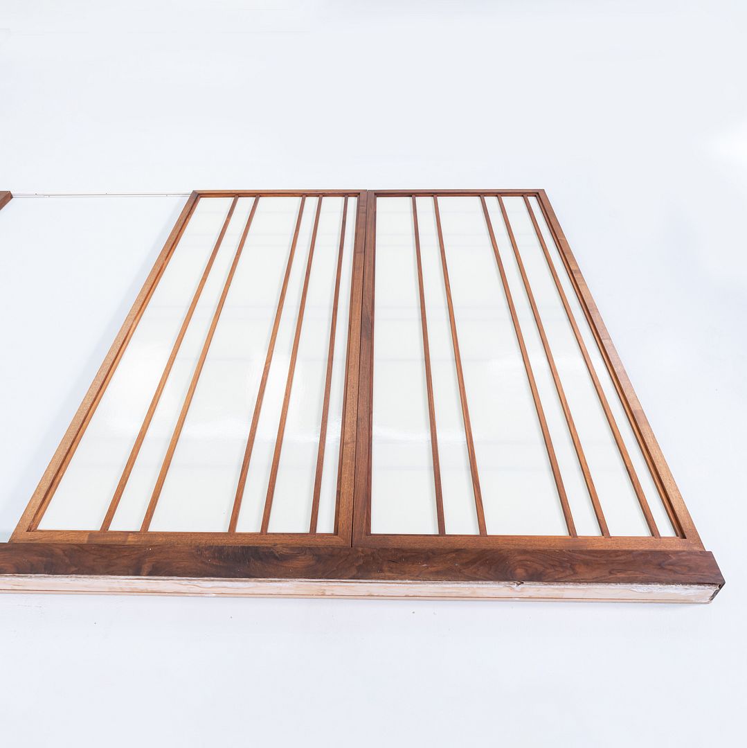 1960s Set of Four American Black Walnut Shoji Panels, Attributed to Nakashima