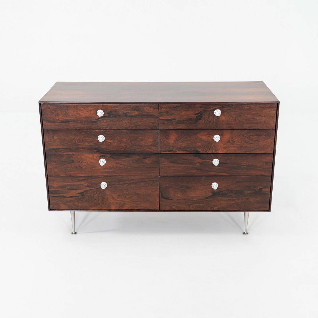 1950s George Nelson for Herman Miller Thin Edge Rosewood 5221 8-Drawer Dresser