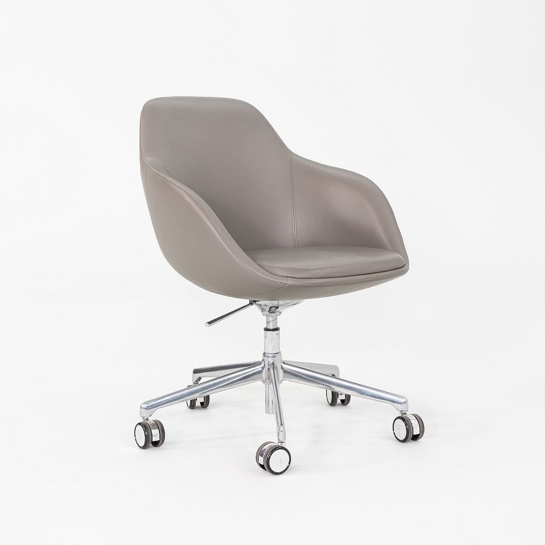 2020s Noe Duchaufour-Lawrance for Bernhardt Design Chantal Desk Chair in Grey