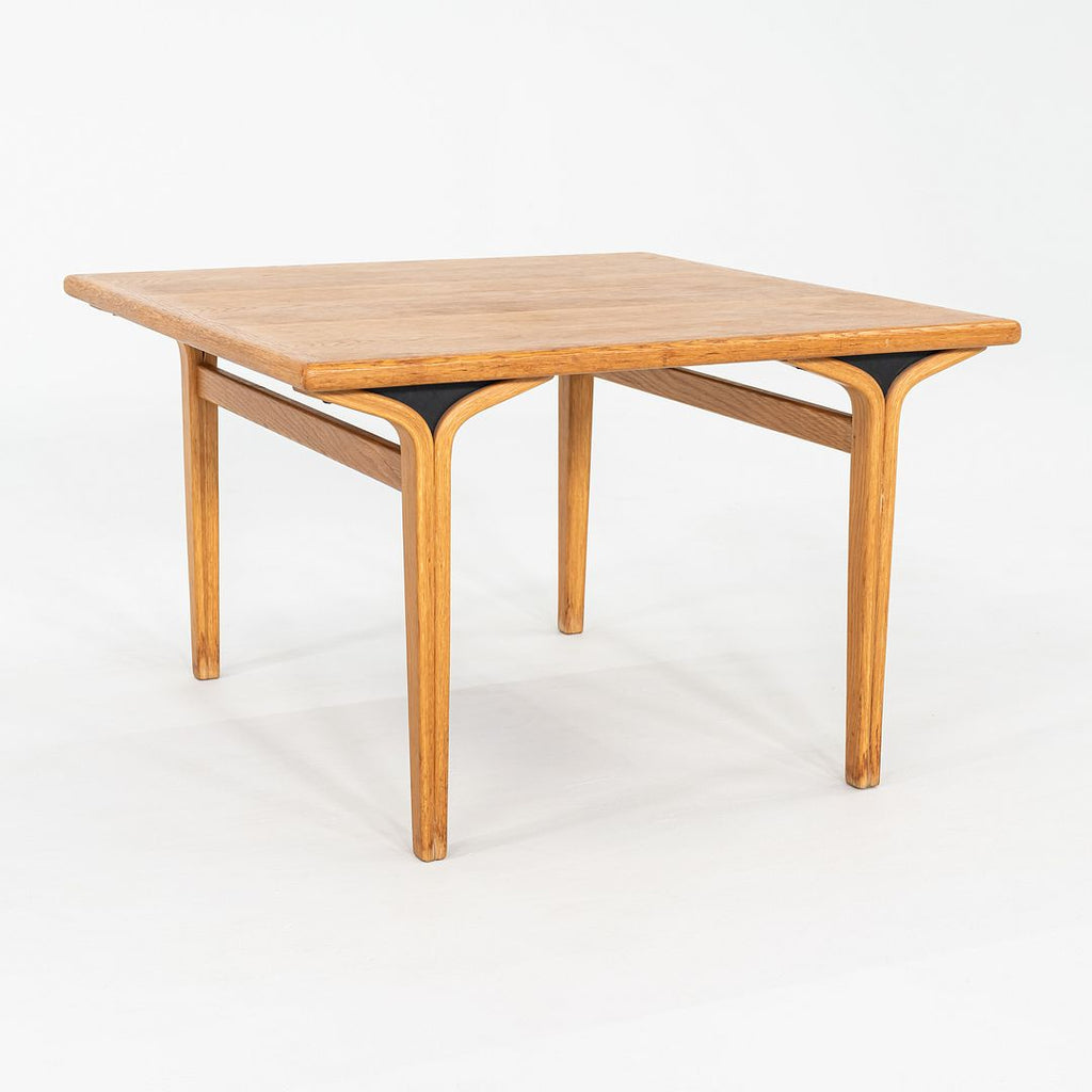 1978 Bill Stephens for Knoll 1300 Series Side End Table in Oak w/ Bentwood Legs