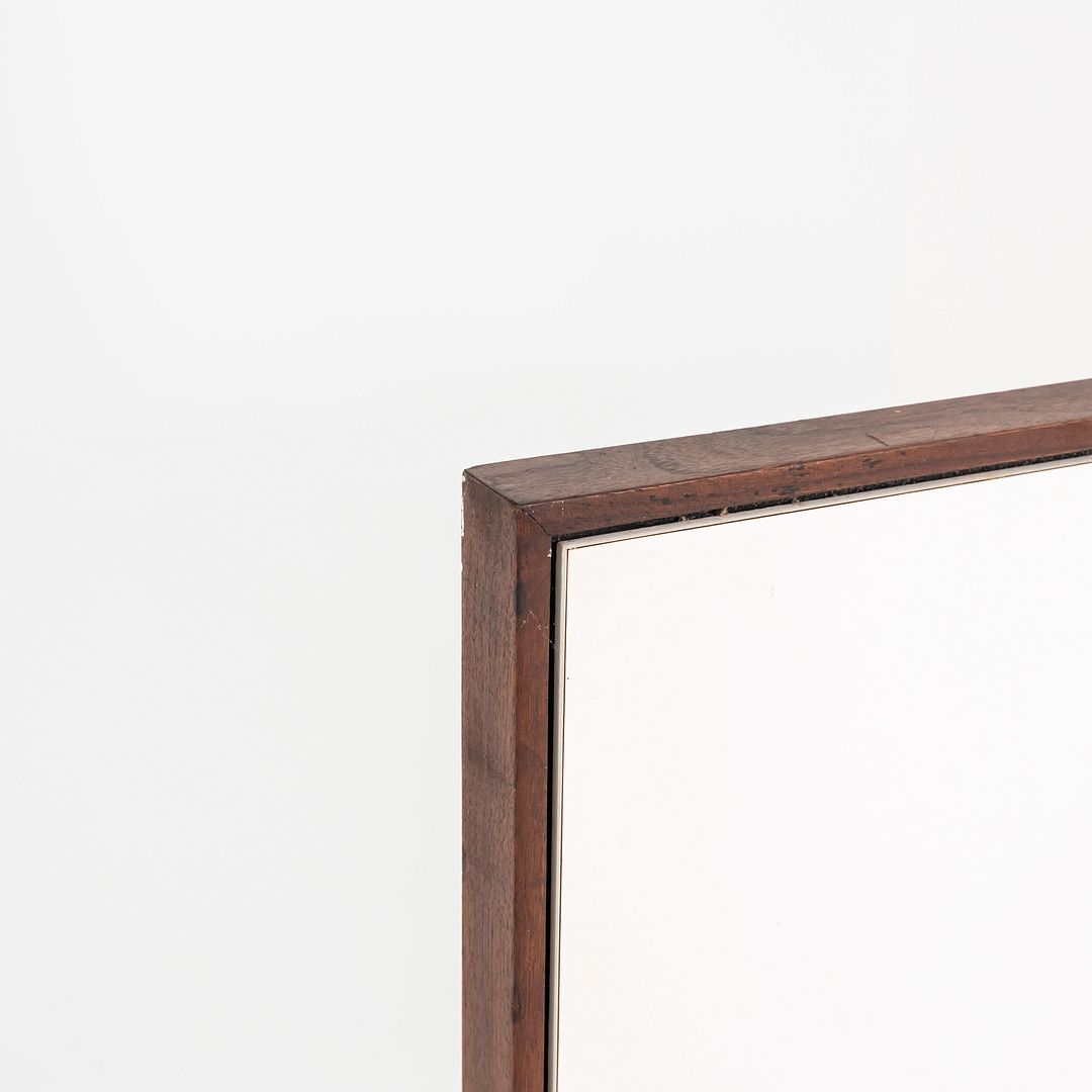 1960s Florence Knoll Twin Size Headboard Walnut w/ White Laminate, Model 740WP