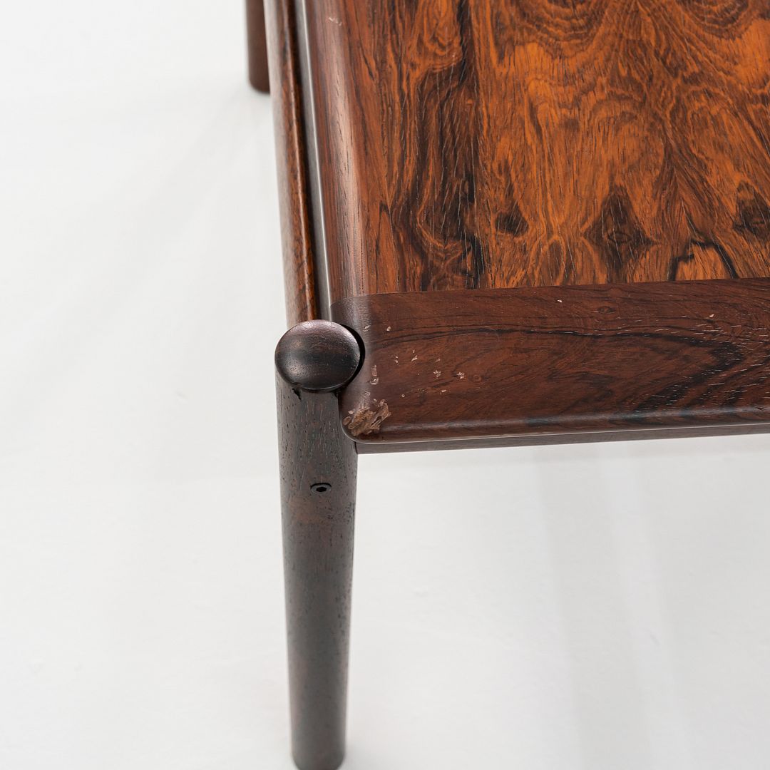 1960s Sven Ivar Dysthe for Dokka Mobler Rosewood Side / End Table 3x Available
