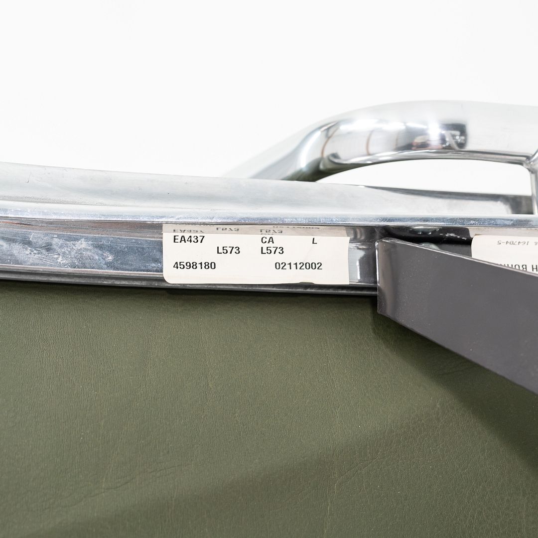 2000s Herman Miller Eames Executive Soft Pad Desk Chair in Green Leather 12+ Available