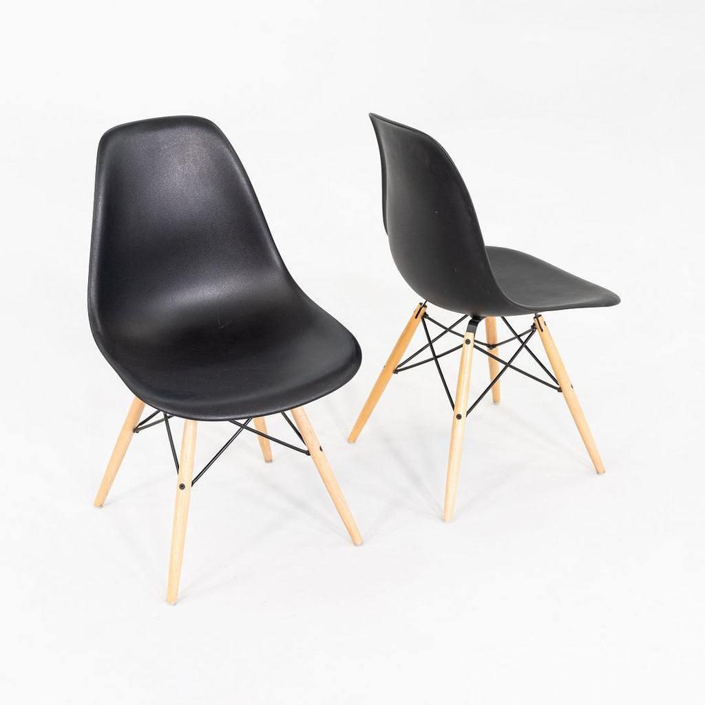 2012 Herman Miller Eames DSW Plastic Side Chair with Eiffel Tower Base 5x Avail