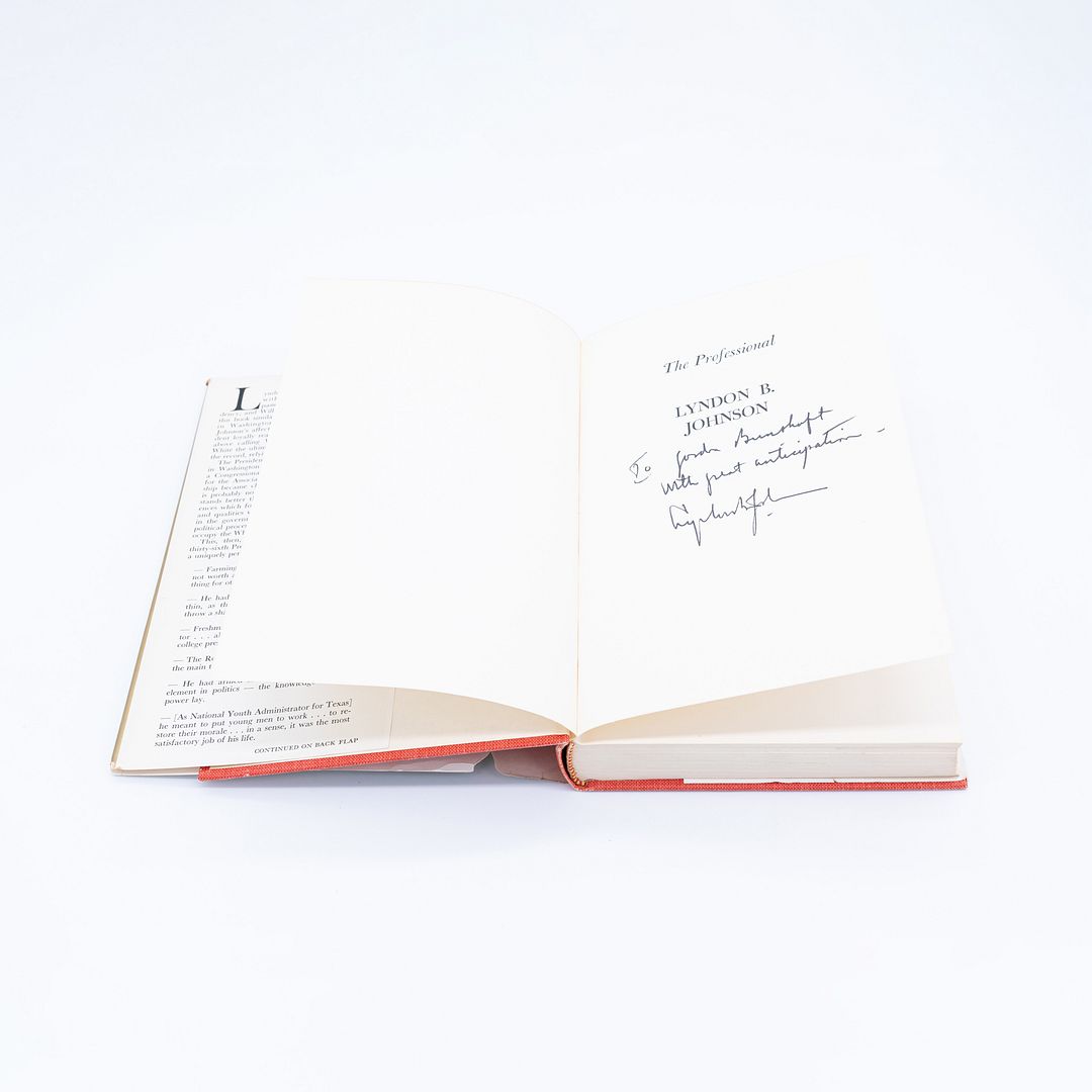 C. 1966 Three Books by President Lyndon B. Johnson Signed and Inscribed to Gordon Bunshaft of SOM