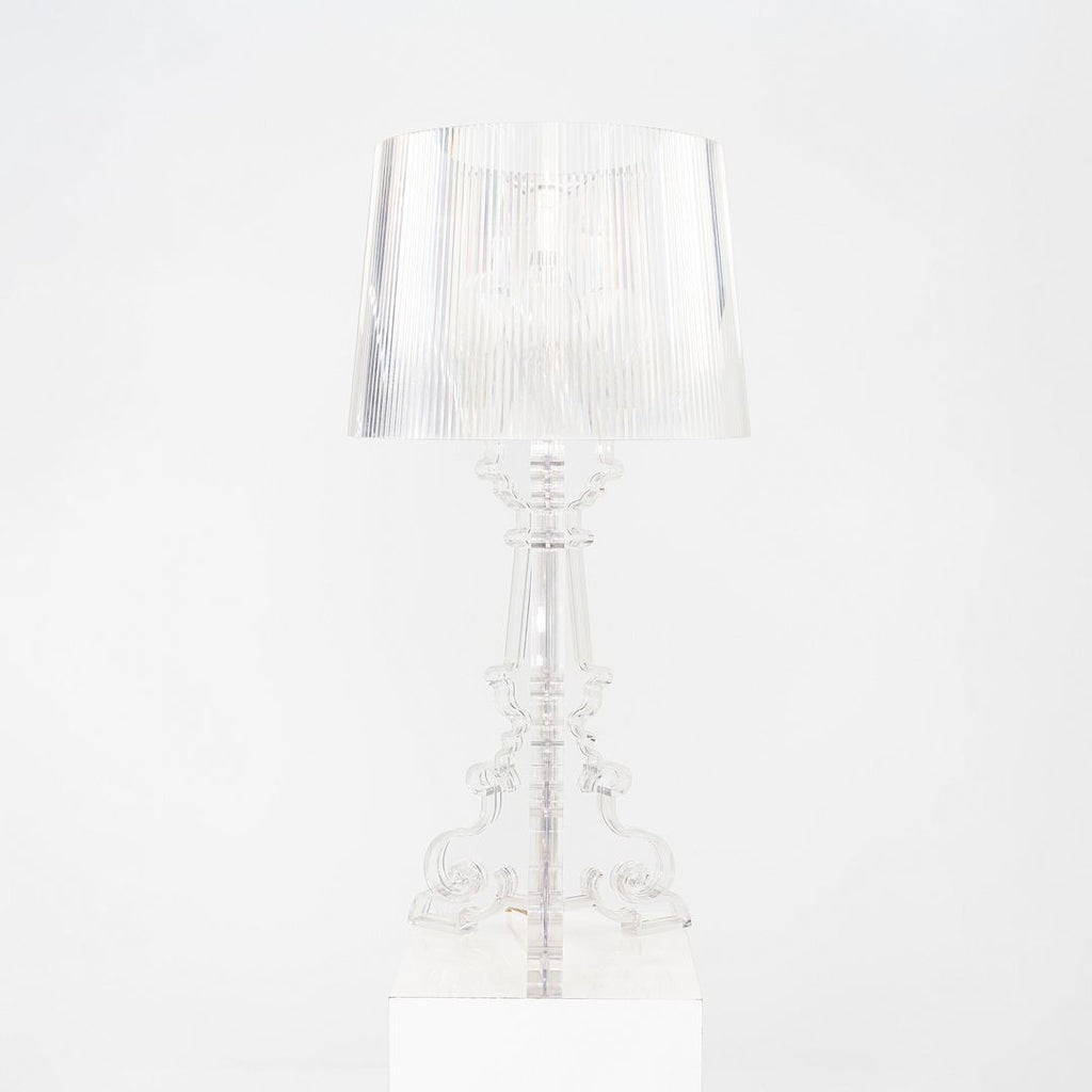 C. 2004 Ferruccio Laviani for Kartell Bourgie Table Lamp in Clear Made in Italy