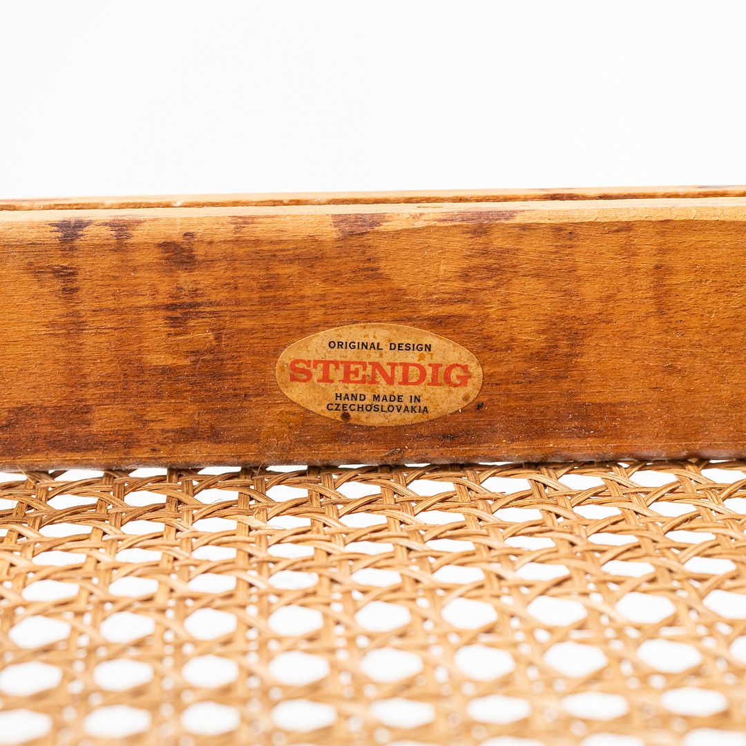 SOLD 1980s Set of 10 Model 811 Prague Chairs by Josef Hoffman for Stendig / Thonet