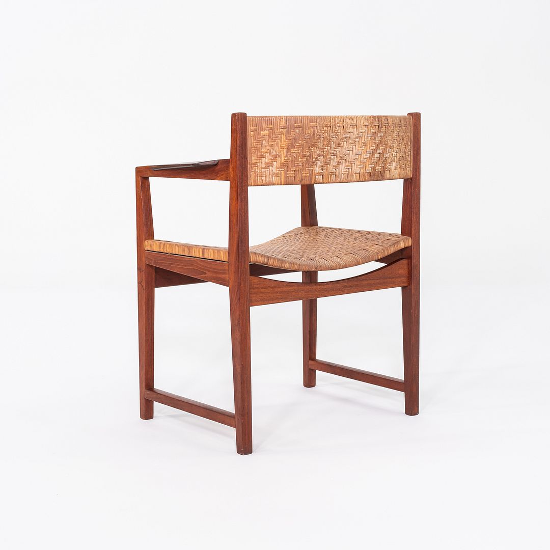 C. 1958 Peter Hvidt & Orla Molgaard-Nielsen for Soborg Dining Arm Chair in Teak