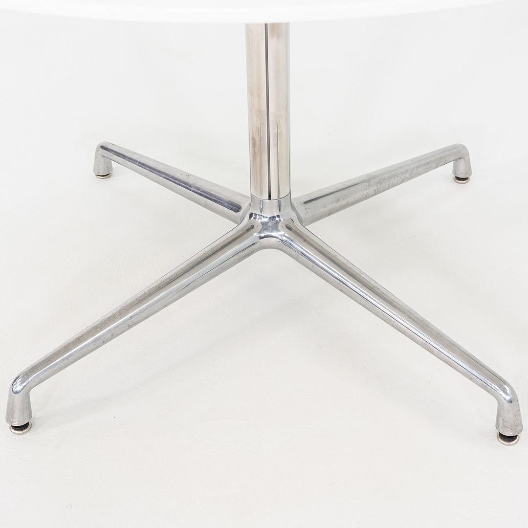 2011 Scott Wilson for Steelcase / Coalesse Round White Laminate Dining Table 48"