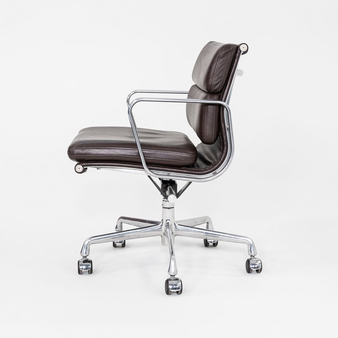2009 Herman Miller Eames Soft Pad Management Desk Chair Brown Leather 7x Avail