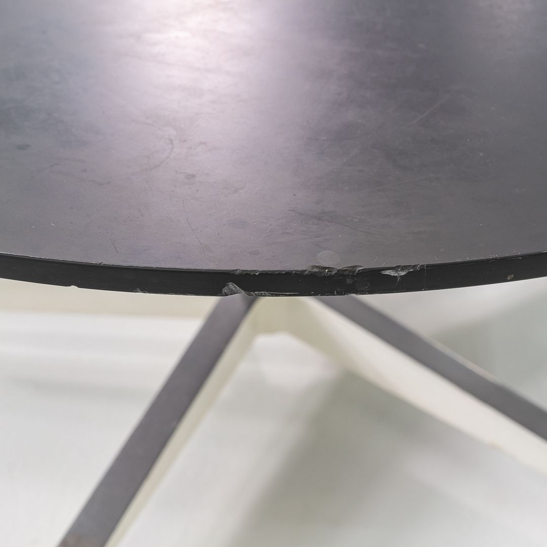 1955 Eames Herman Miller Contract Base Occasional Table w/ Black Honed Stone Top