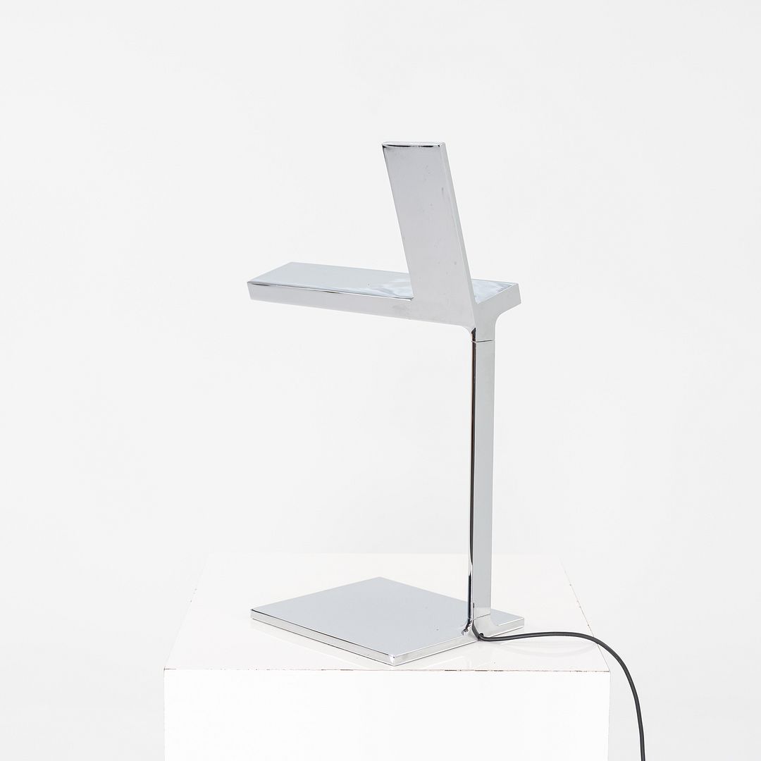 SOLD 2014 Philippe Starck for Flos D’e-Light Chrome Aluminum and Steel Table Lamp