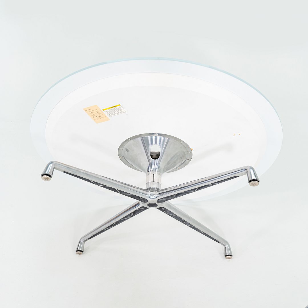 2013 Scott Wilson for Coalesse SW_1 Coffee Table with Round Glass Top 42 inch