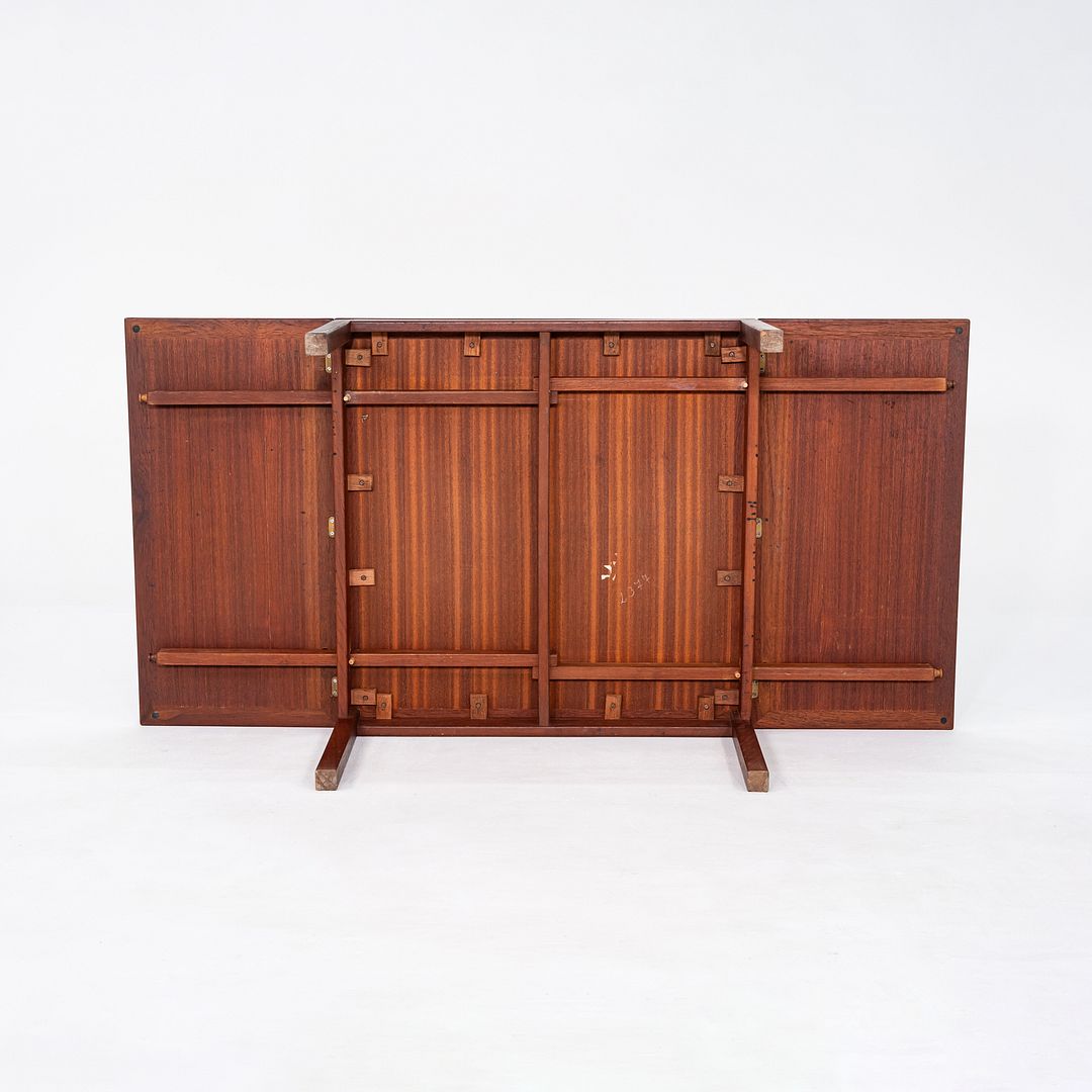 1960s Borge Mogensen for Fredericia Stolefabrik Drop Leaf Coffee Table 31x63"