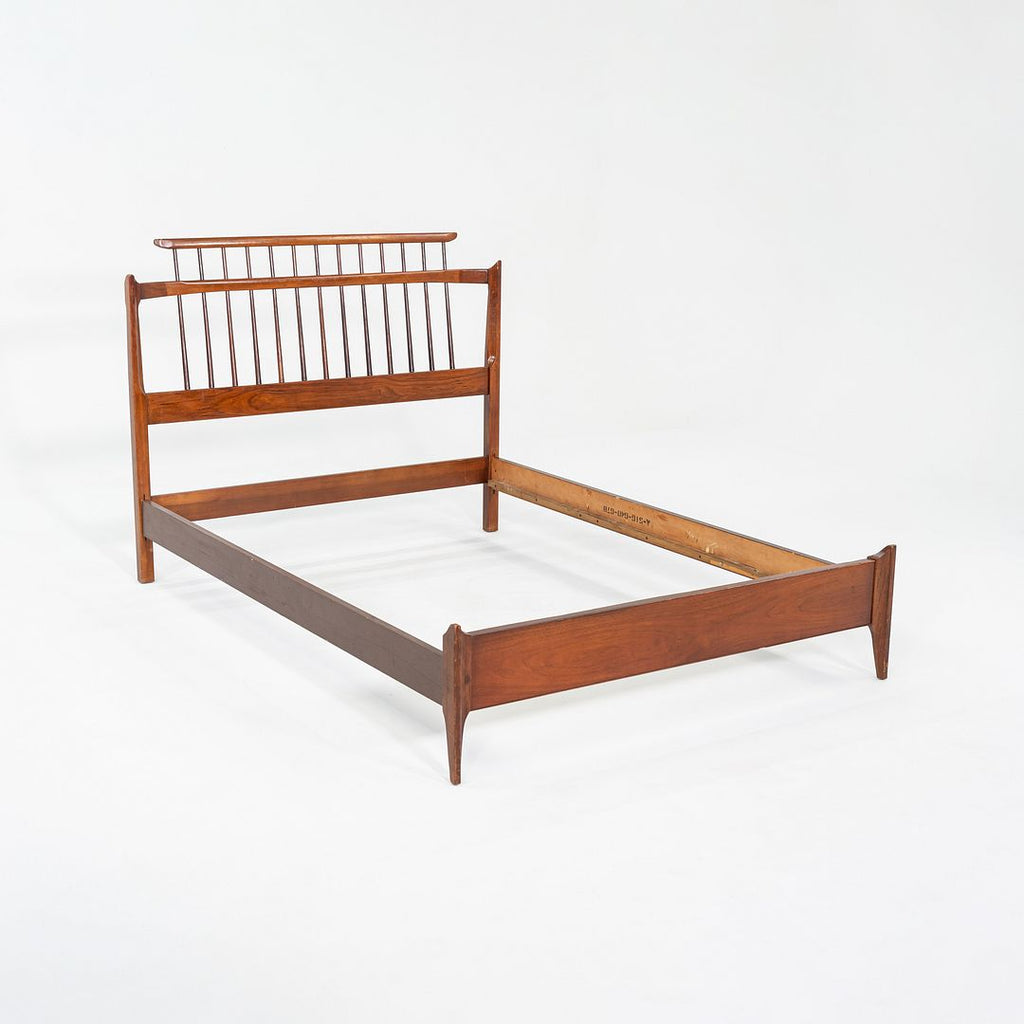 SOLD 1959 Thomasville American Black Walnut Modern Full Size Headboard / Bed Frame