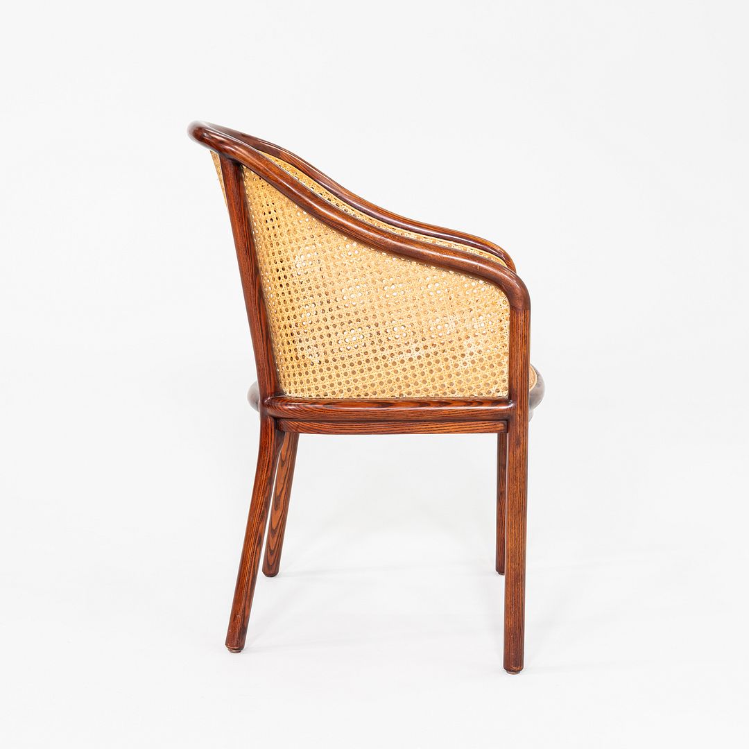 SOLD 1980s Ward Bennett for Brickel Associates Bankers Chair in Dark Oil Ash 3x Avail