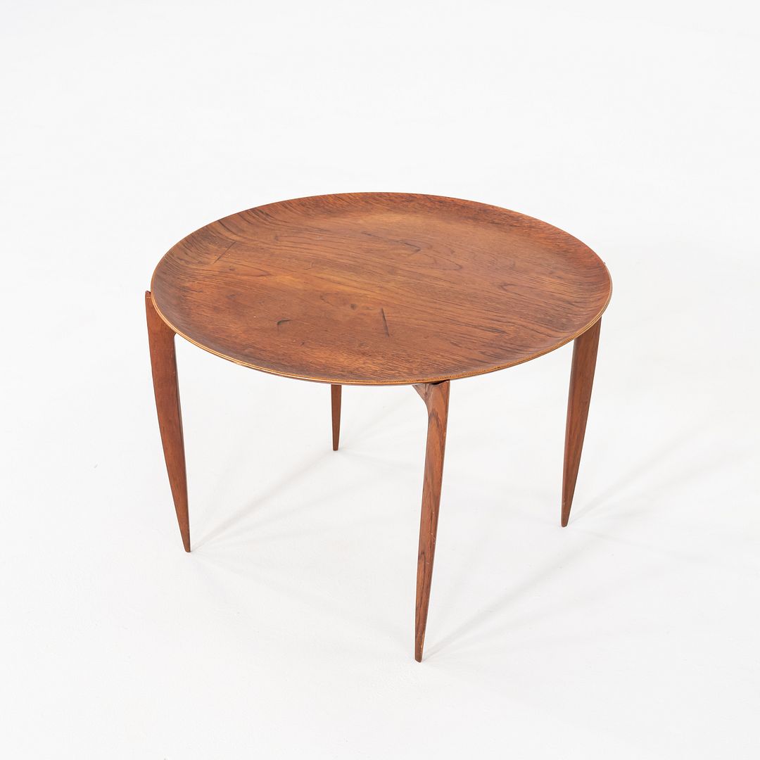 1960s H Engholm and Svend Aage Willumsen for Fritz Hansen Foldable Tray Table