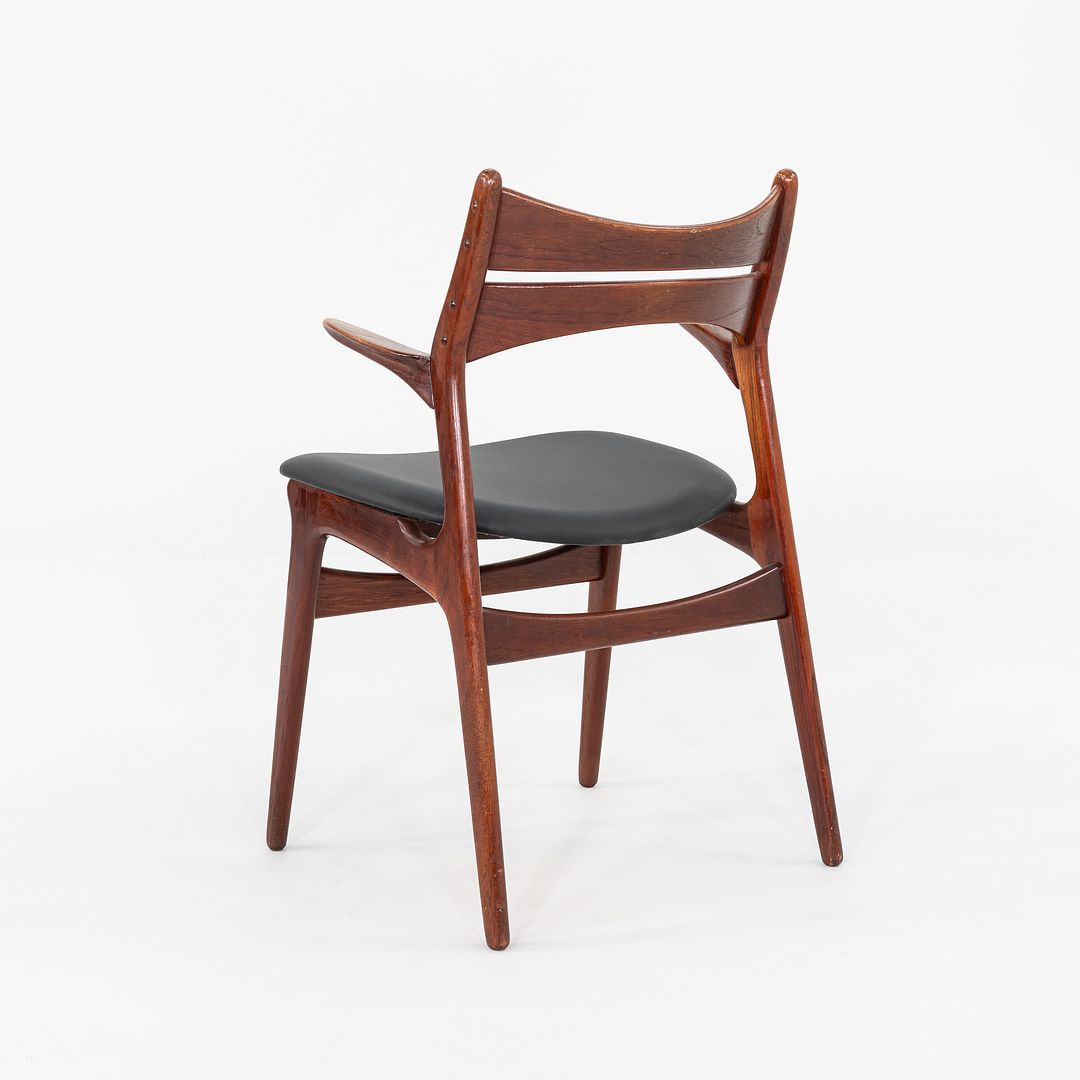 1960s Pair of Erik Buch Christiansens Mobelfabrik Dining Armchairs in Oiled Teak