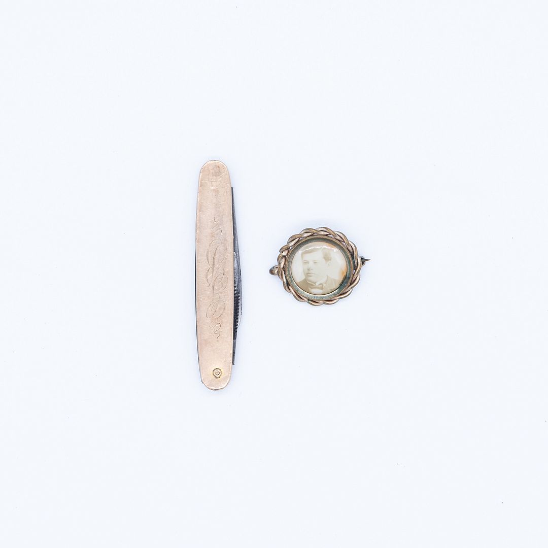 1940s Gordon Bunshaft's Personal Items Including Drafting Tools, Knives, & Level