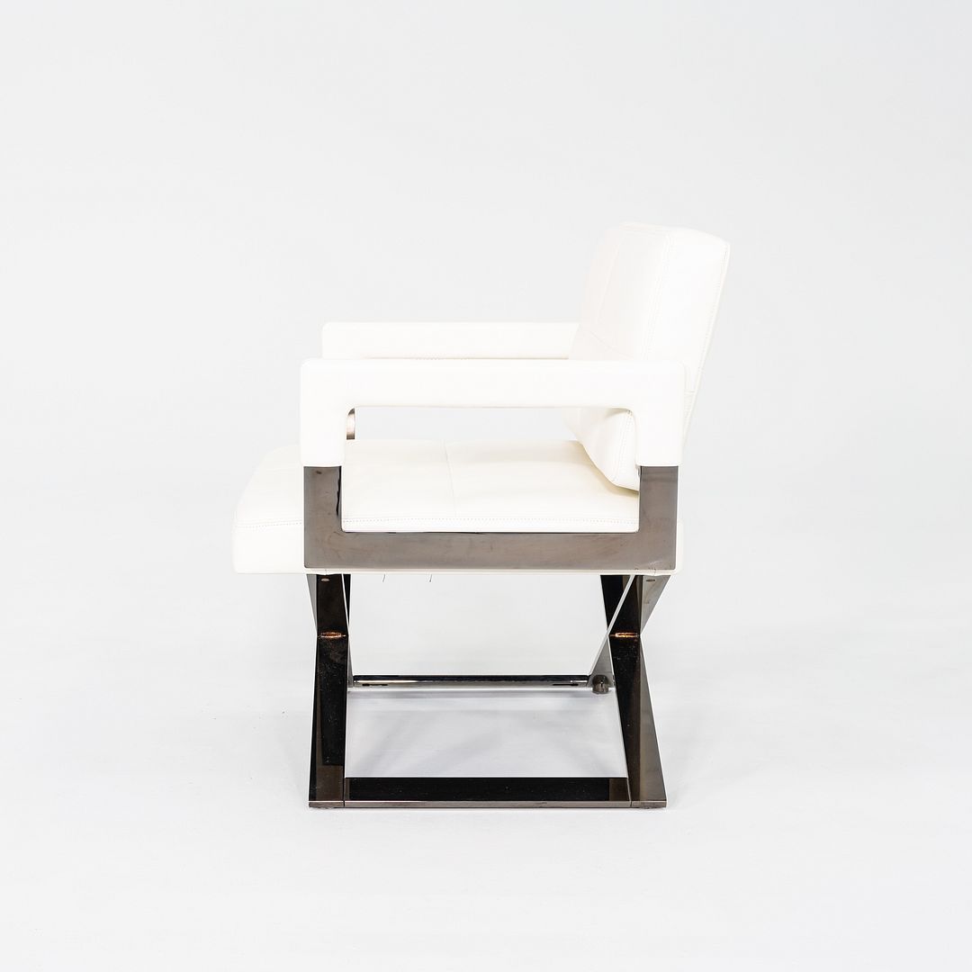 2018 Pair of Jean-Marie Massaud for Poltrona Frau Aster X Lounge Chairs Leather