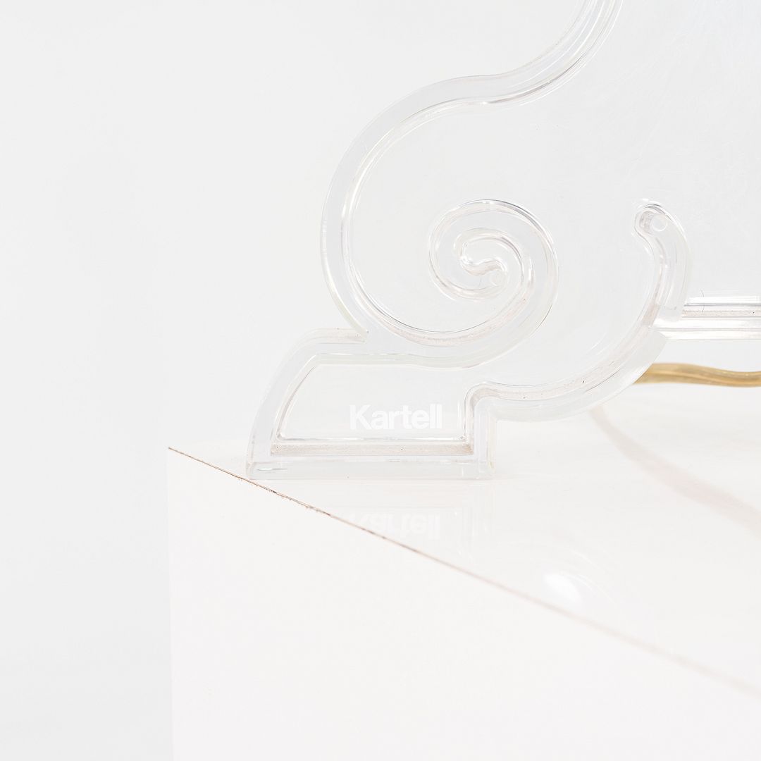 C. 2004 Ferruccio Laviani for Kartell Bourgie Table Lamp in Clear Made in Italy
