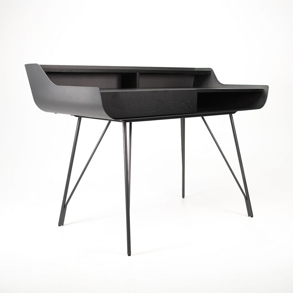 2020 Noori Desk by Nuevo Living w/ Steel Frame and Finished in Onyx (Black)