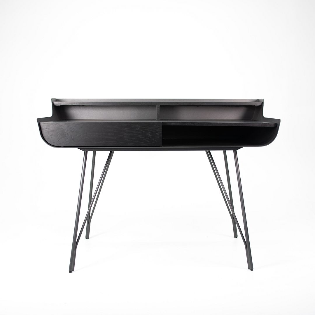 2020 Noori Desk by Nuevo Living w/ Steel Frame and Finished in Onyx (Black)