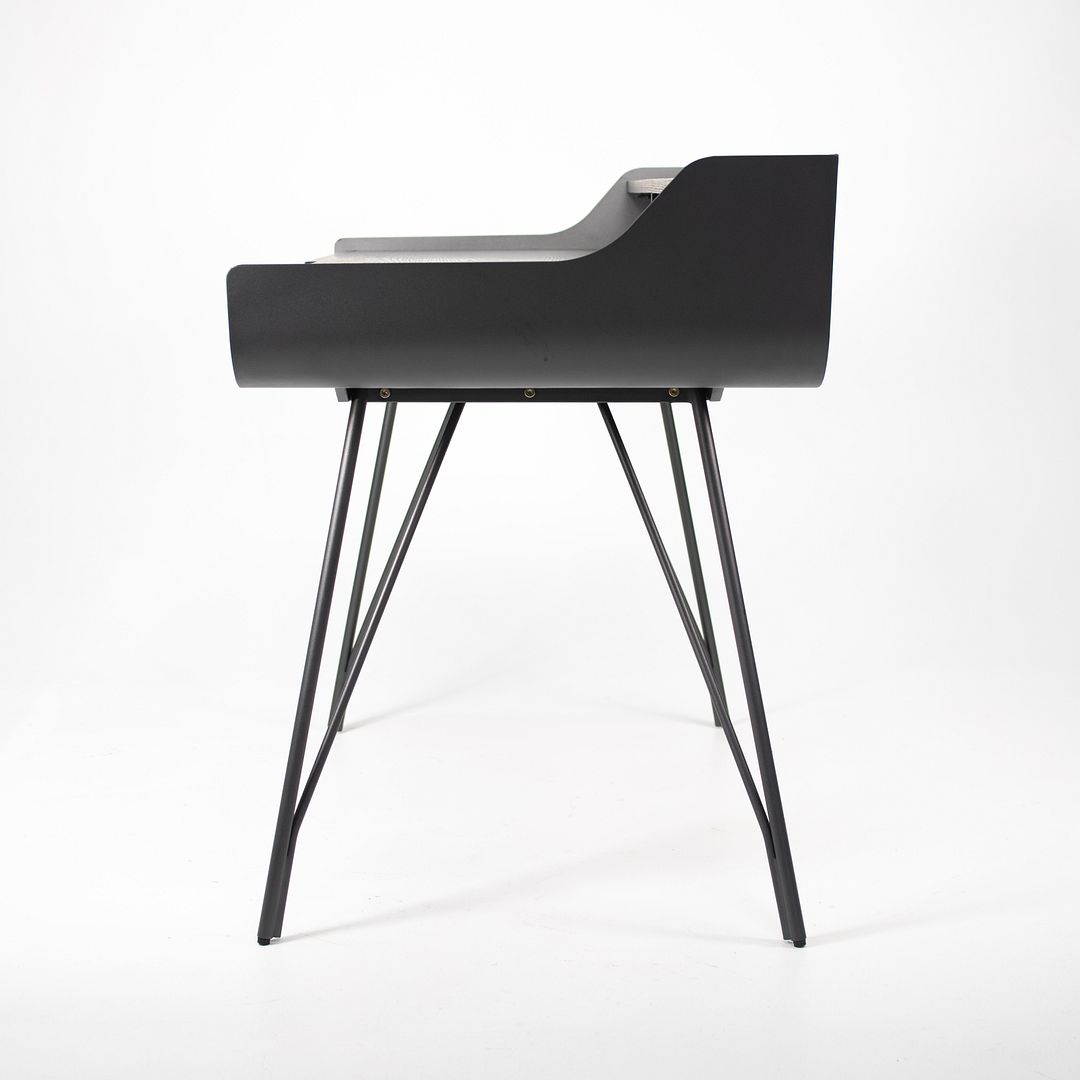 2020 Noori Desk by Nuevo Living w/ Steel Frame and Finished in Onyx (Black)
